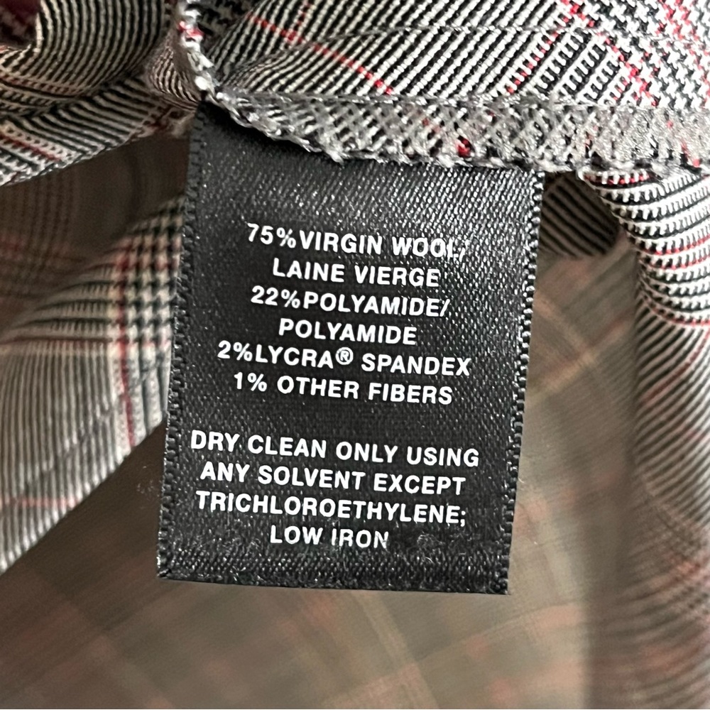 Lafayette 148 Short Sleeve Plaid Window Pane Blouse - Picture 7 of 10